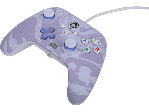 PowerA Enhanced Wired Controller for Xbox Series X|S Lavender Swirl (Refurbished)