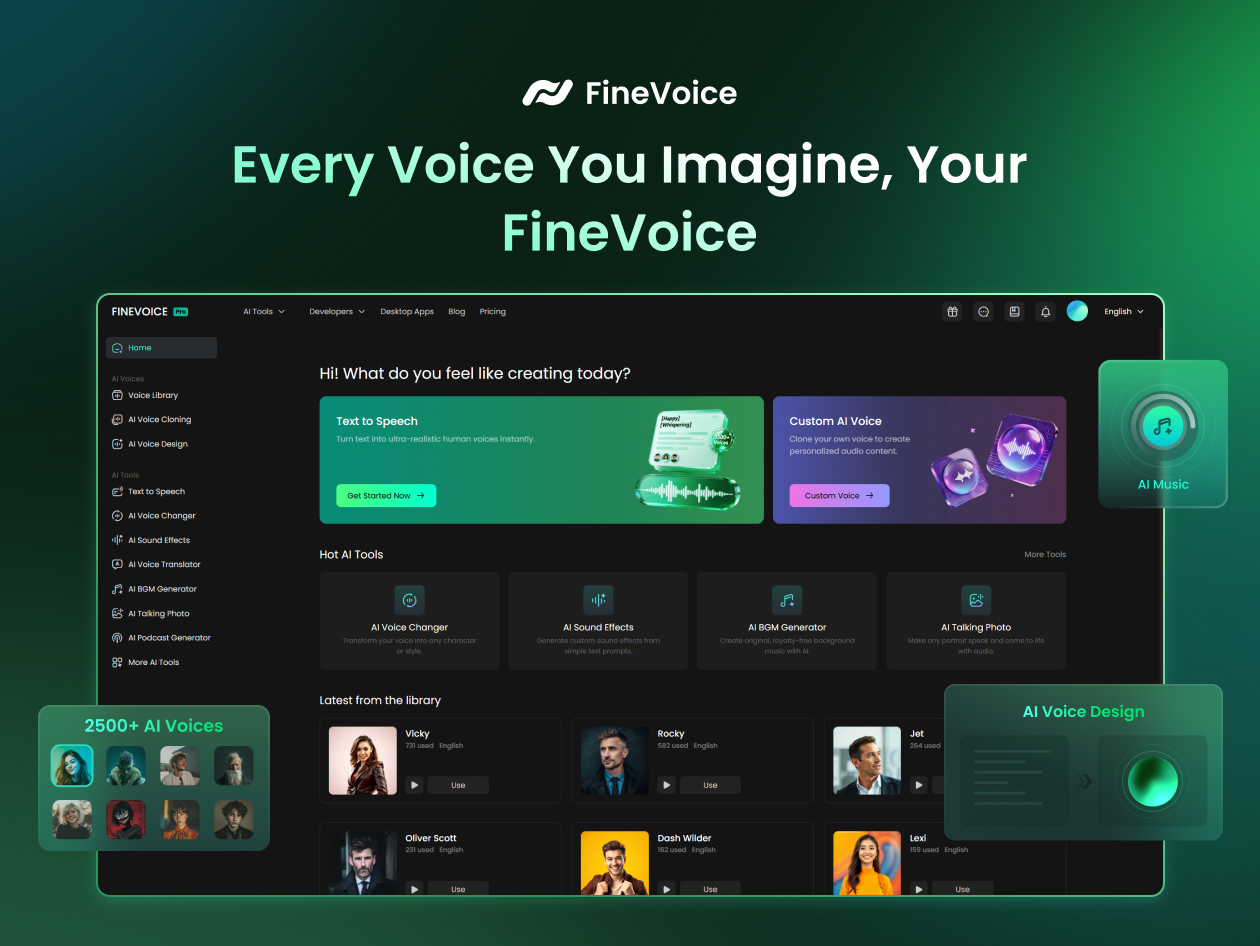 FineVoice AI: Lifetime Subscription