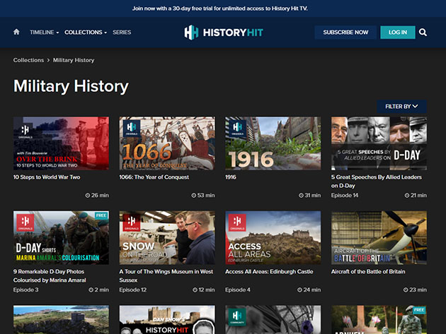 History Hit TV: 3-Yr Subscription