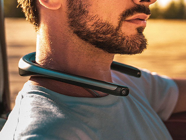 FITT360: Hands-Free Neckband Camera (Silver)
