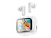 Twin Sound Ultra Earphones with Visual Touchscreen Case (White)