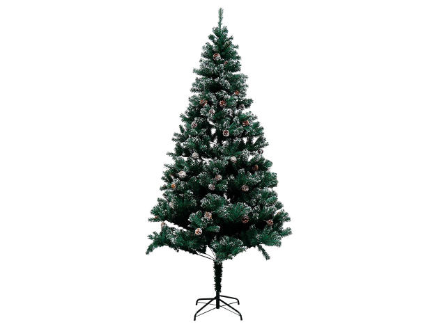 ALEKO® 8Ft Artificial Indoor Christmas Pine Tree (Snow Dusted)