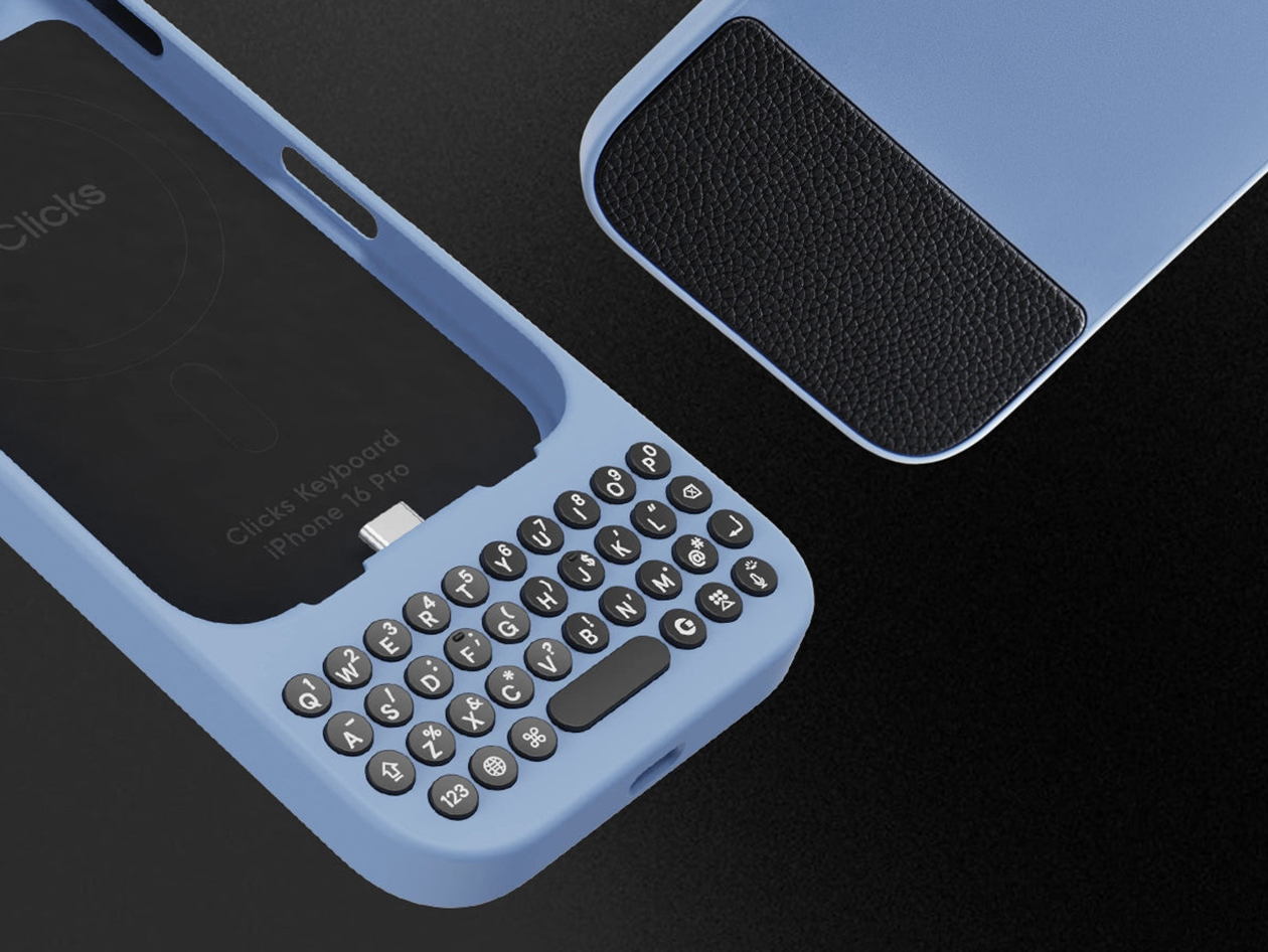 Clicks Keyboard Phone Case (Surf/iPhone 16 Pro)