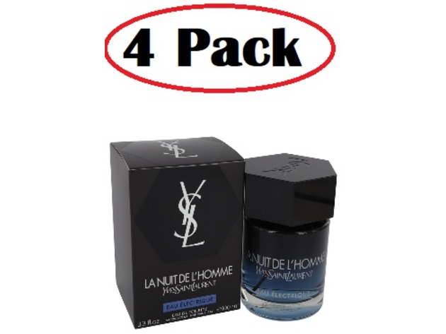 4 Pack of La Nuit De L homme Eau Electrique by Yves Saint Laurent