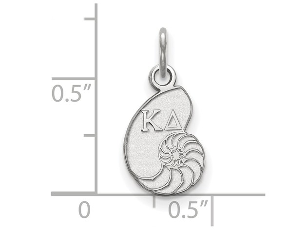 Sterling Silver Kappa Delta XS Charm or Pendant