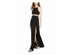 Sequin Hearts Juniors Rhinestone Embellished Halter Gown Drees Black Size 5