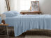 4-Piece Luxury 100% Rayon Bamboo Sheet Set // Aqua (King)