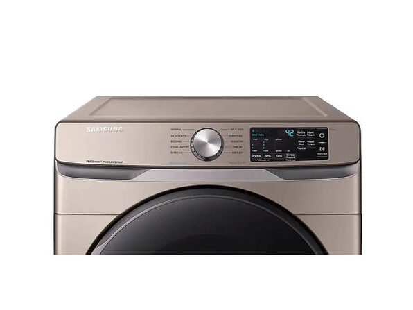 Samsung Dve45r6100c 7 5 Cu Ft Champagne Electric Dryer With Steam