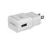 Samsung Fast Charging Adapter Travel Charger + (2) 5 foot Micro USB Data Cables - White 3 Pack