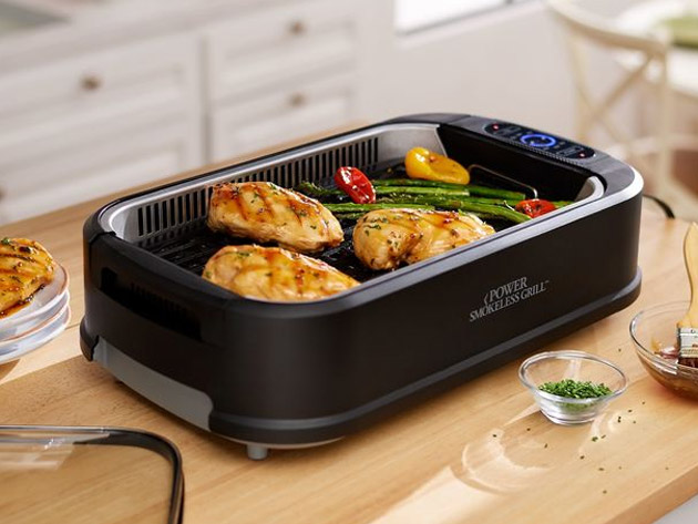 Power Smokeless Indoor Electric 1,500W Grill (Refurbished)