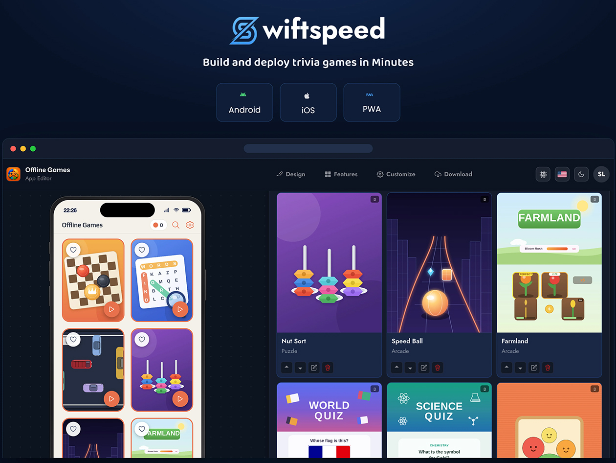 Swiftspeed AI App Builder Pro Plan: 5-Year Subscription