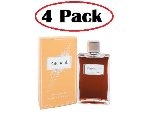 4 Pack of Reminiscence Patchouli by Reminiscence Eau De Toilette Spray 3.4 oz