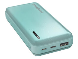 Chargeworx 10,000mAh Dual USB Compact Power Bank (Mint)