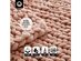Yanis Chunky Knit Throw (Blush Pink/50"x70")