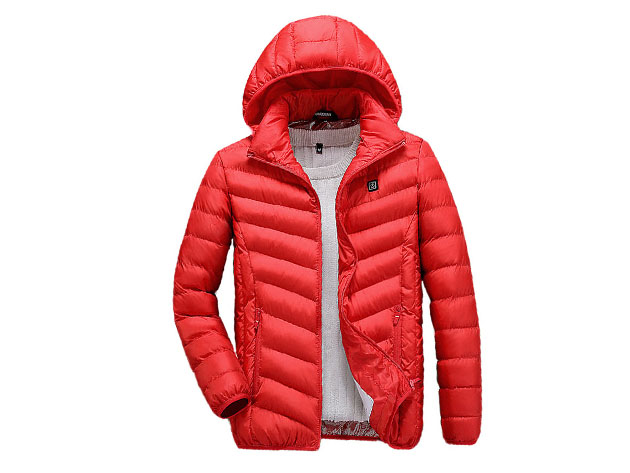 caldo heated puffer jacket