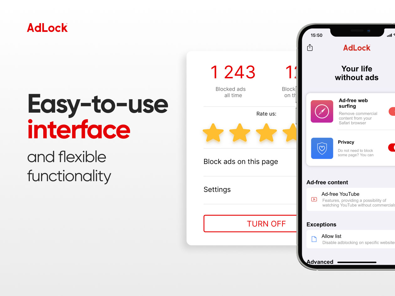 AdLock Ad Blocker Premium Plan: Lifetime Subscription