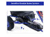 Costway 4 Wheels Kids Ride On Pedal Powered Bike Go Kart Racer Car Outdoor Play Toy - Blue