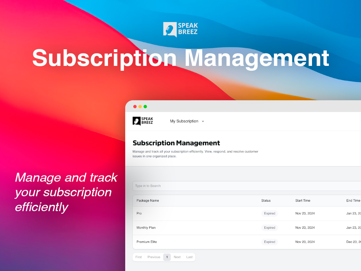 SpeakBreez AI Voiceover Generator: Lifetime Subscription (Ultimate Plan)