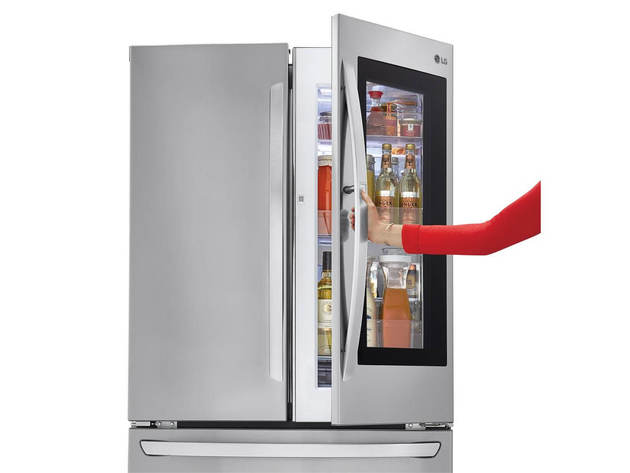 LG LFCC23596S 23 Cu. Ft. Stainless InstaView Door-in-Door Counter-Depth Refrigerator