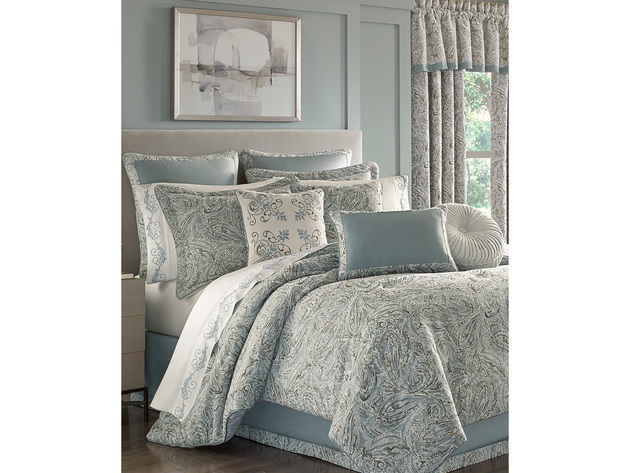 J Queen New York Giovani 4-Pc. Queen Comforter Set Blue | Joyus