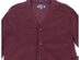 Club Room Men's Sweater Plum Button Down V-Neck Cardigan Red Size Medium