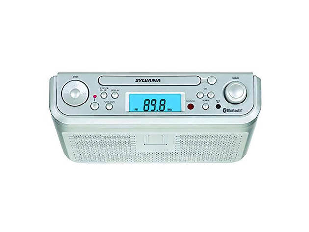 sylvania under counter cd player with radio and bluetooth