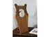 Mini Kinnor King Davids Harp Lyre 16 Inches by 8 Inches - Light Walnut & Ash (Refurbished, No Retail Box)