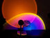 Soft Colored Rainbow Projection Desk Lamp