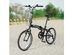 Goplus 20'' 7-Speed Folding Bicycle Bike for Adult Lightweight Iron Frame Dual V-Brakes - Black