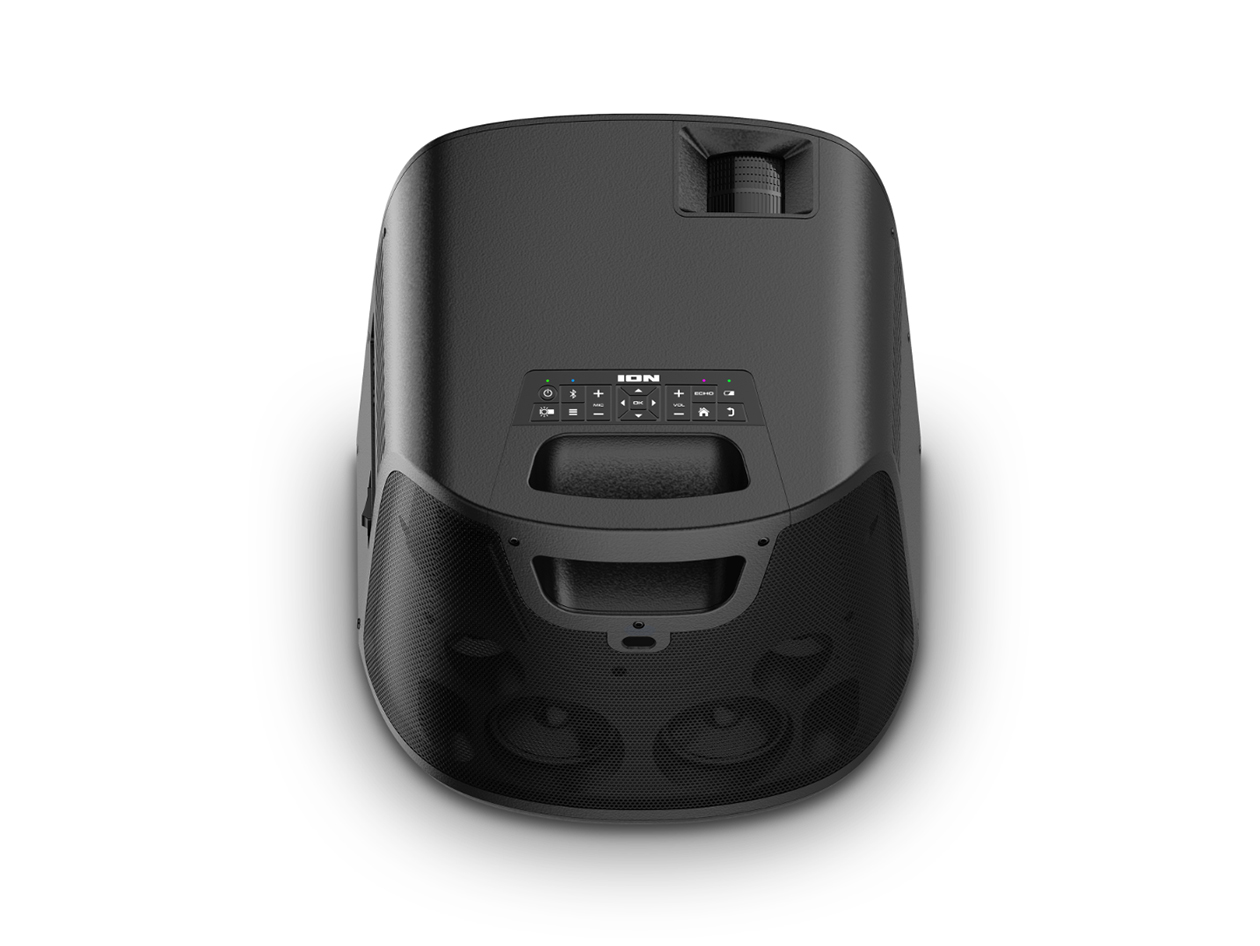 ION Portable HD Outdoor Projector with Bluetooth, Speakers & Microphone