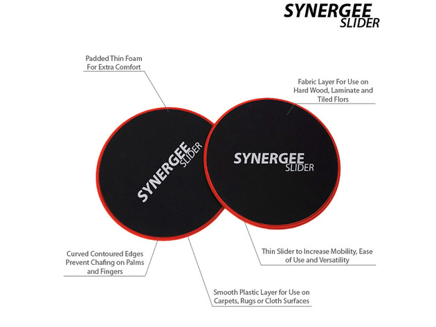 Synergee Core Sliders - Red