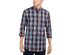 Club Room Men's Stretch Plaid Shirt Blue Size X-Large