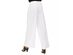INC International Concepts Women's Wide-Leg Tie-Front Linen-Blend Pants White Size 4