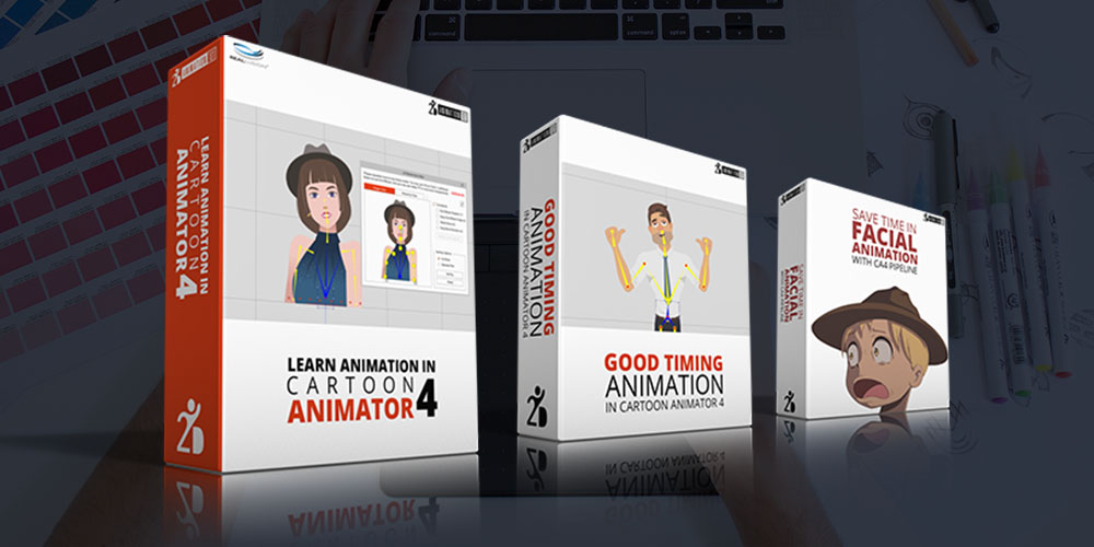 Cartoon Animator 4 Training: 3-in-1 eLearning Bundle