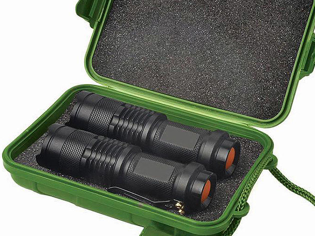 Normally $100, these military grade flashlights are 70 percent off