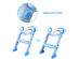 Costway Toddler Toilet Potty Training Seat with Sturdy Non-Slip Ladder Step Boys & Girls - Blue