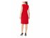 Kasper Women's Crew-Neck Sheath Dress Red Size 6