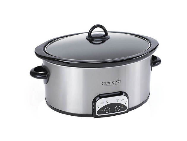 Crock-Pot SCCPVR700SA 7-Quart Smart-Pot Slow Cooker - Brushed Stainless Steel