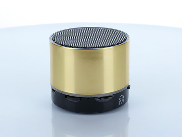 Mental Beats Bluetooth Pulse Mini Speaker: 2-Pack (Gold)