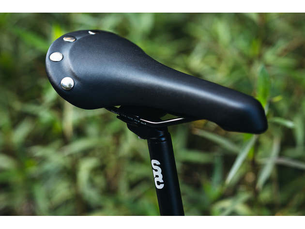 4130 - Matte Black / Mirror (Fixed Gear / Single-Speed) Bike - 62 cm (Riders 6'2"-6'7") / Wide Riser Bars