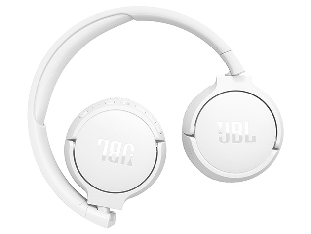 JBL Tune 670NC Adaptive Noise Cancelling On-Ear Headphones - White (Open Box)