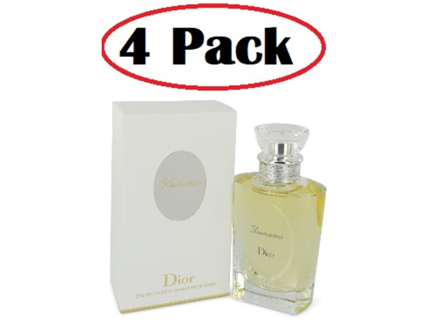 4 Pack of Diorama by Christian Dior Eau De Toilette Spray 3.4 oz