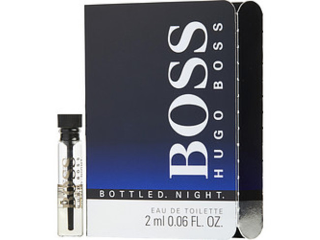 BOSS BOTTLED NIGHT by Hugo Boss EDT VIAL ON CARD For MEN