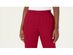 Karen Scott Women's Petite Classic Fleece Elastic Waist Pants Red Size 44