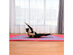Costway 4'x10'x2" Thick Folding Panel Gymnastics Mat Gym - Pink/Purple