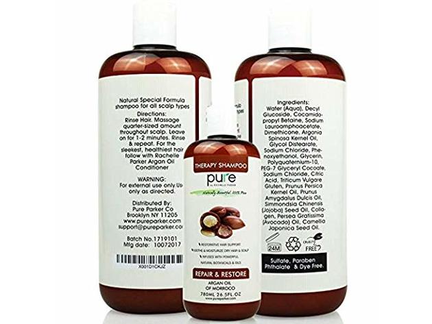 Argan Oil Shampoo and Conditioner Set. 2 Bottles 26.5 oz each