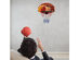 Wall Mounted Fan Backboard With Basketball Hoop and Rim Outdoor Indoor Sports - Multicolor