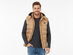 Men's Helios Hybrid Heated Coat with Power Bank (Tan/Large)