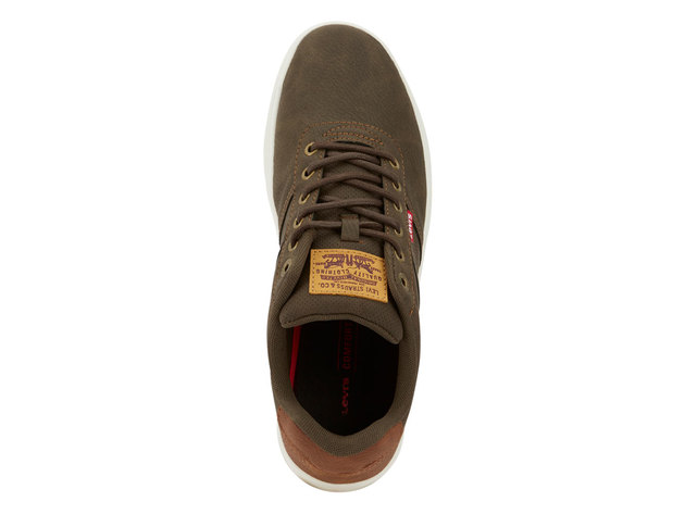 Levi's Mens Jaxon Wx Rubber Sole Casual Fashion Sneaker Shoe - 13 M Brown