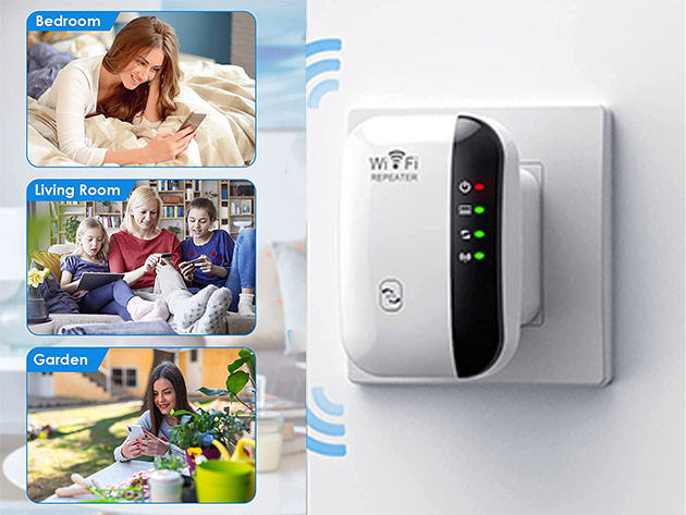 WiFi Booster Repeater Signal Amplifier (3-Pack)